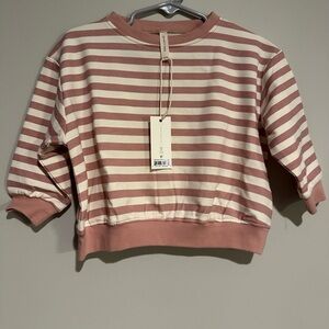 Quincy Mae oversized sweatshirt size 12-18 months